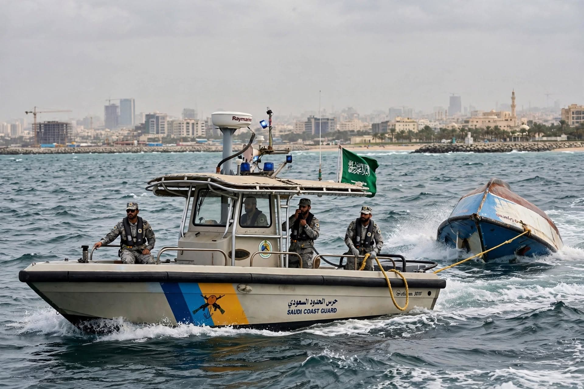 Two Passengers Drowned After Coastal Boating Incident Off Red Sea Coast, Rescue Teams Recover Bodies Near Yanbu