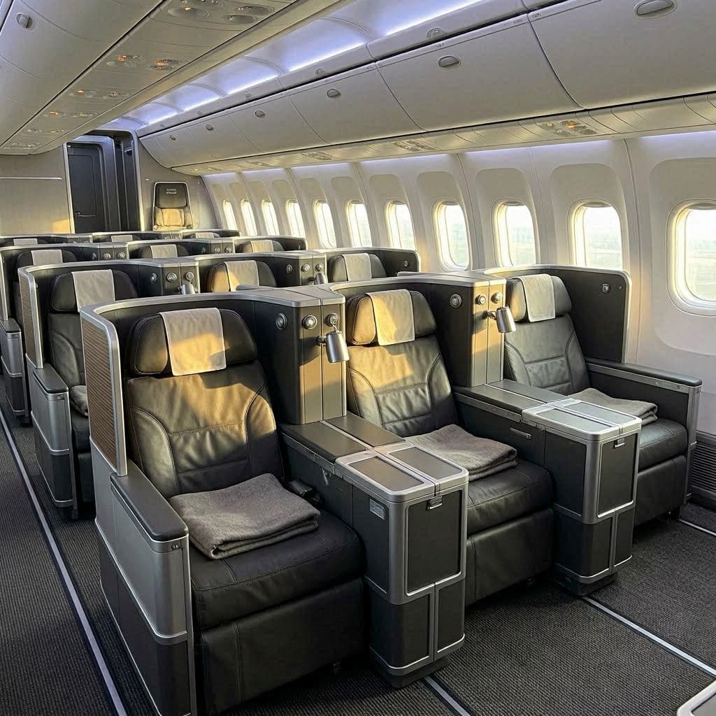 Delta’s basic business fares offer seats without lounges. 