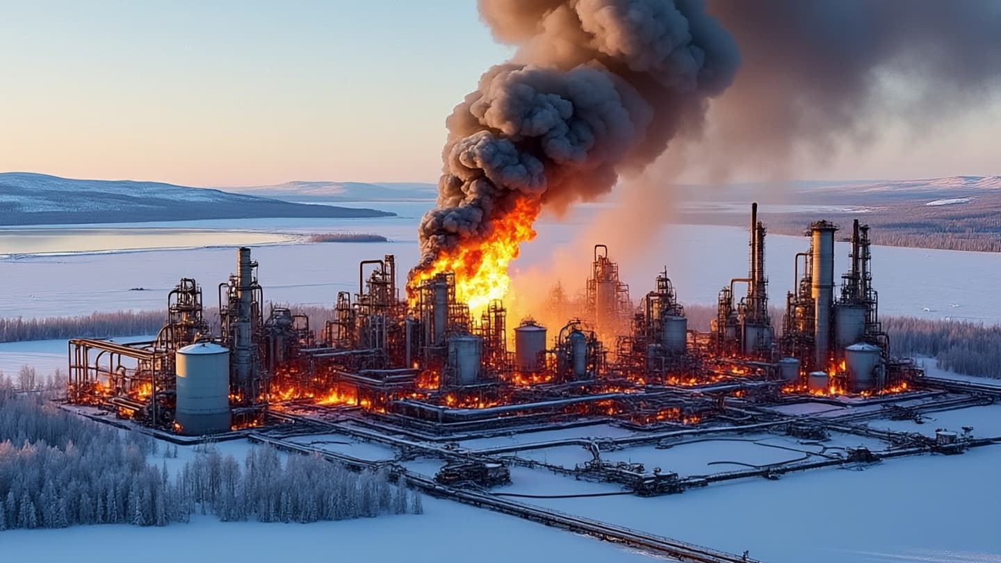 War reaches Siberia: Ukraine hits key Russian oil site.