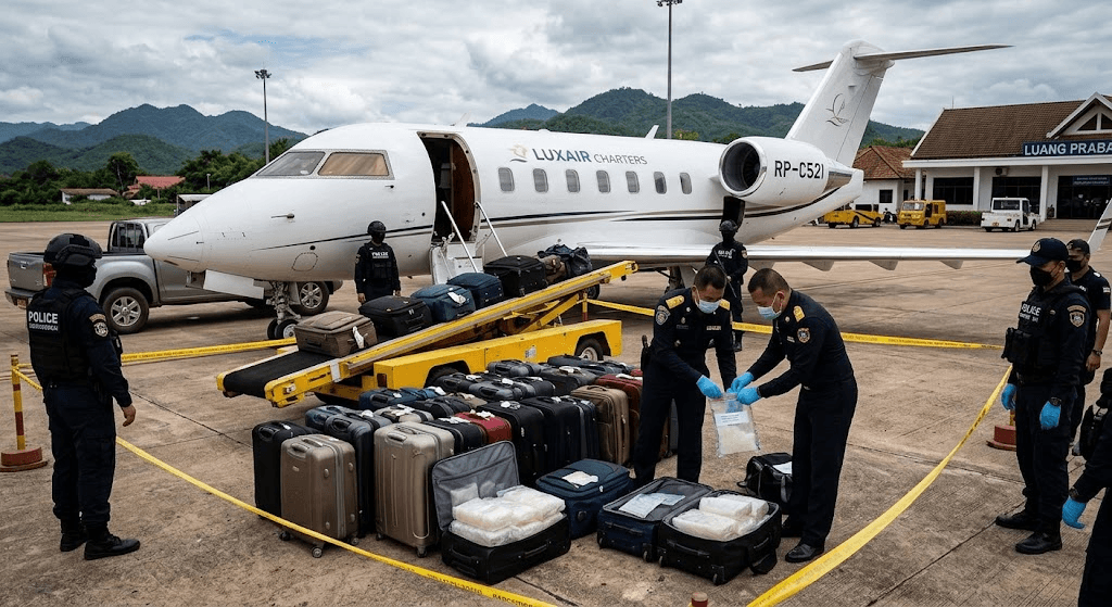 Major Meth Bust: 521kg of Ice Intercepted on Manila-Bound Private Jet