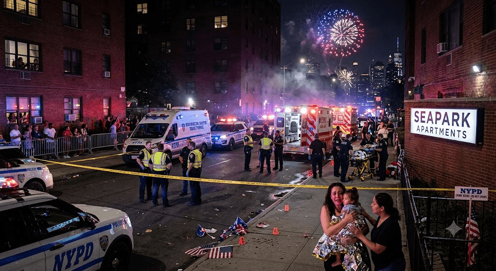 Fourth of July Tragedy: 8 Shot, Including 4 Young Children, in Coney Island Mass Shooting
