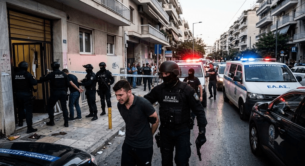Greek Security Crackdown: 3 Arrested Over Friday Firebombings Targeting Ruling Party Homes