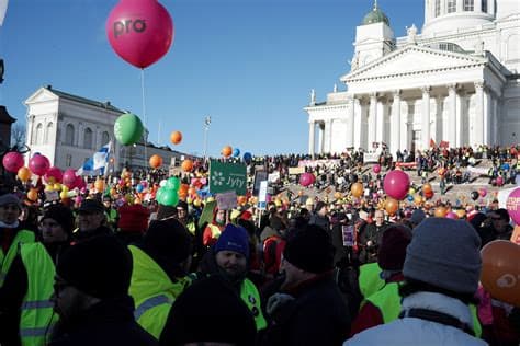 Nazi Protests Mar Labour Day Celebrations in Finland