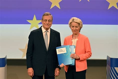 Von der Leyen Meets Draghi on Competitiveness and Progress