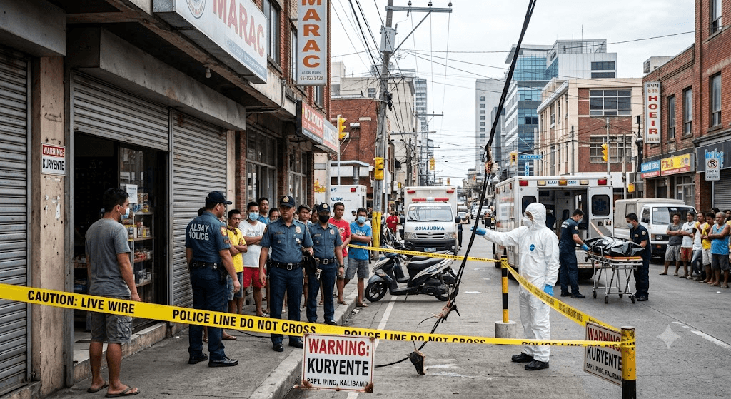 Shocking Incident: Broken Live Wire Takes Life of Albay Resident