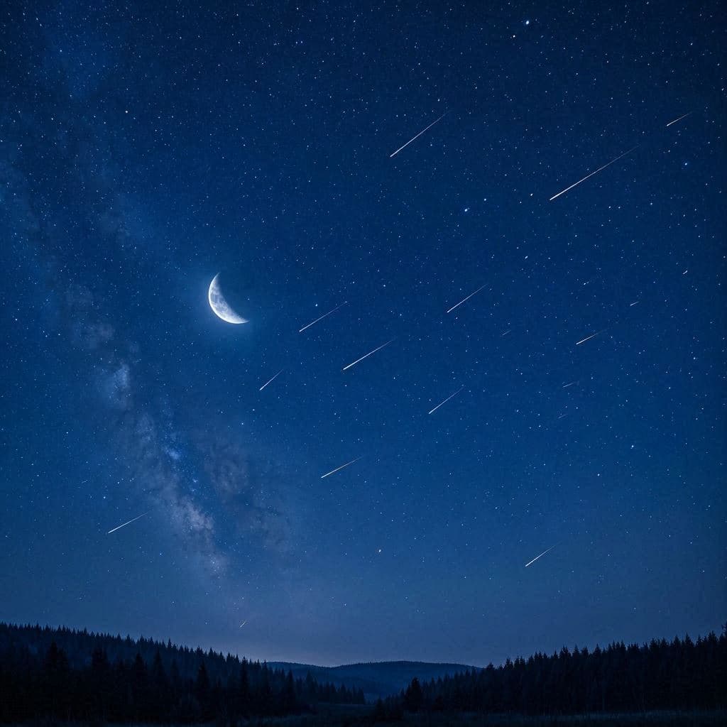 Meteors and Moonlight: The Perseids Under Earthshine