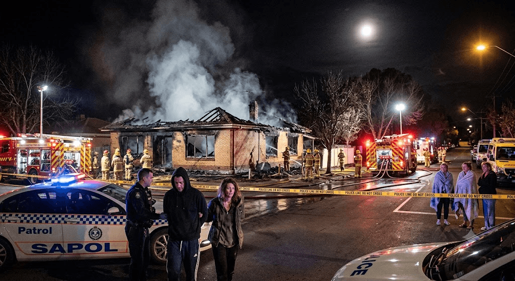 Couple in Custody Following Devastating Taperoo House Fire