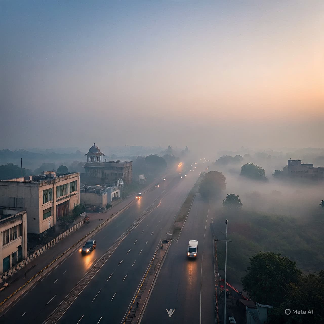 “Blanketed in Grey: Cold Wave, Fog and the Dance of Daily Disruption”