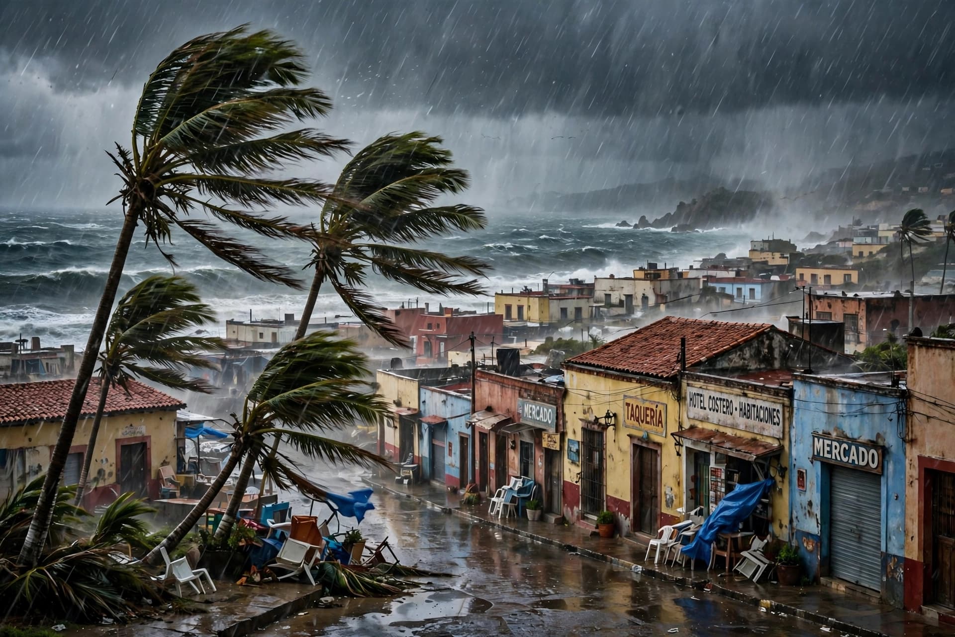 Trudy Weakens, but the Coast Waits for the Sky to Clear