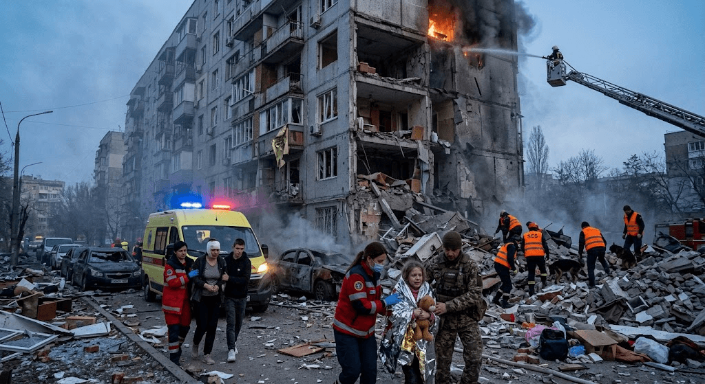 Overnight Drone Blitz: 6 Injured, Including Children, in Russia-Ukraine Sky War