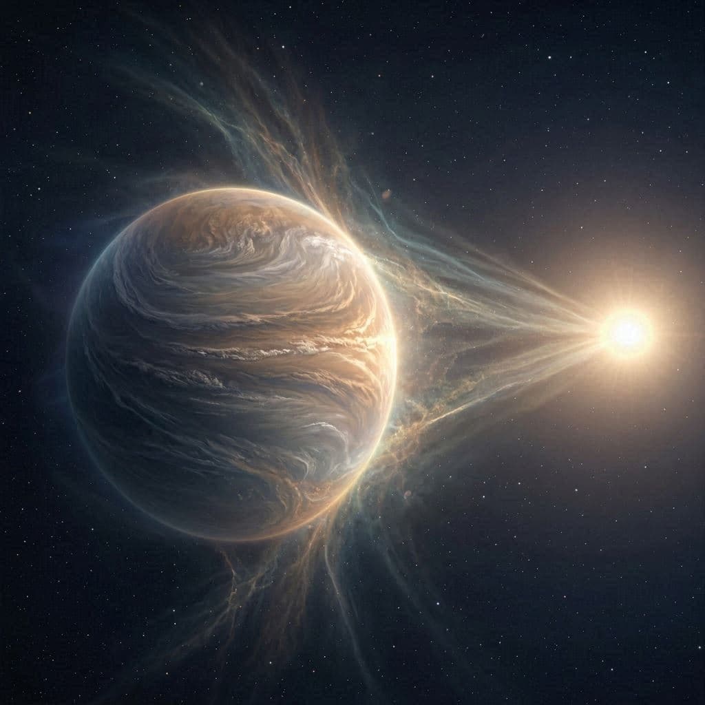 A Giant Planet May Have Become Smaller to Tell a Bigger Story