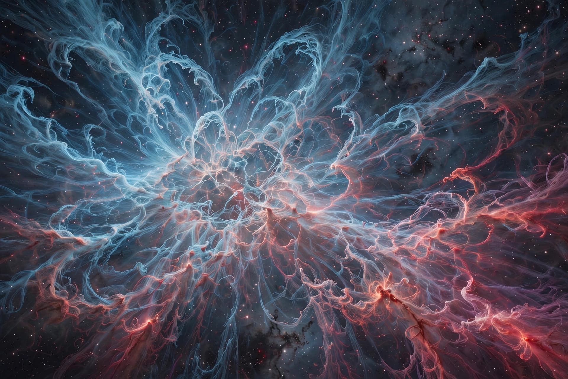 Cosmic ‘pearls’ emerge around the surviving star of an ancient supernova.