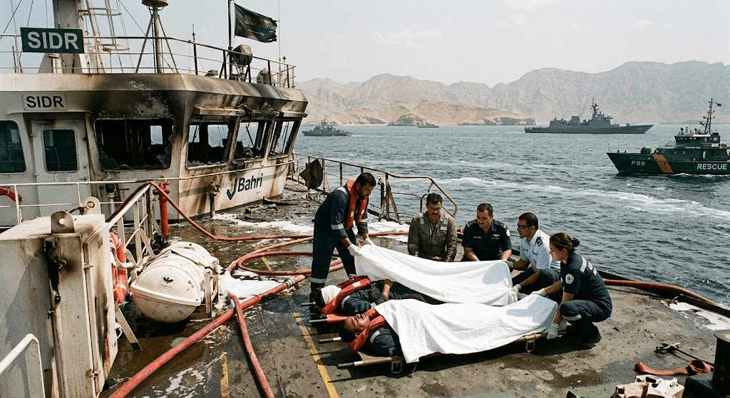 Tragedy in the Strait of Hormuz: Two Filipino Seafarers Killed Following Drone Attack on Saudi Tanker