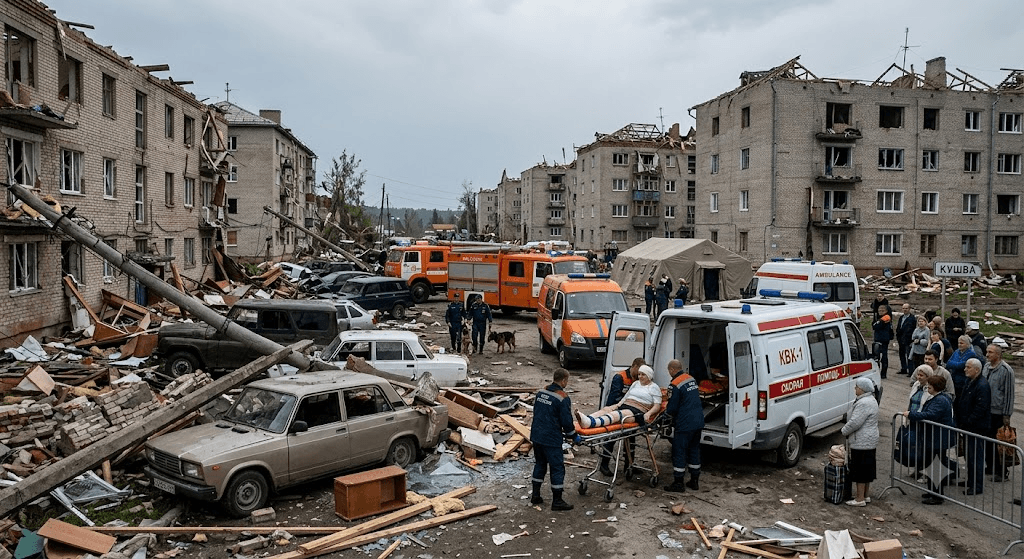Fury in Sverdlovsk: Powerful Tornado Blasts Russian Towns, Leaving 4 Hospitalized
