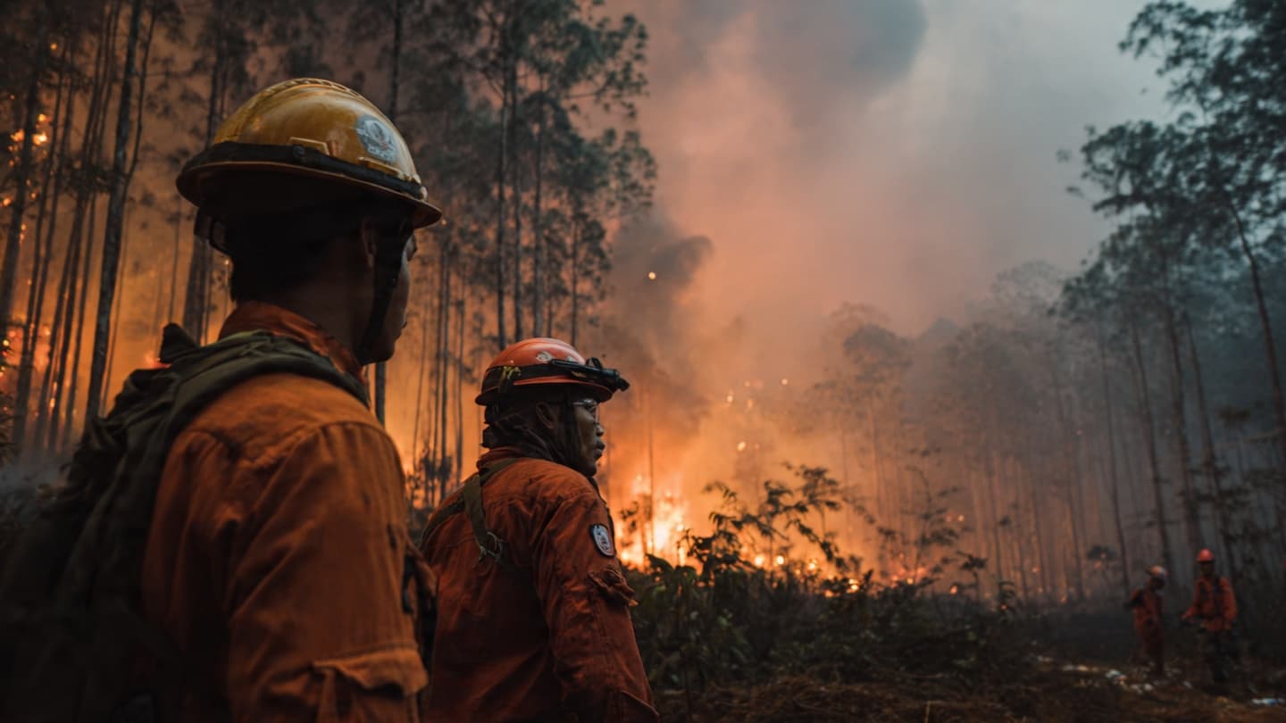 Smoke Over Indonesia, Forest Fires Near the New Capital Alter the Rhythm of Life and Learning