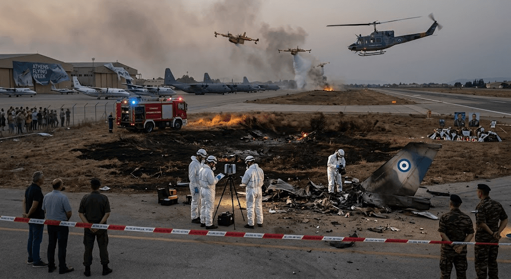 Tragedy in the Skies: Two Dead After Military Fighter Jet Crashes in Greece