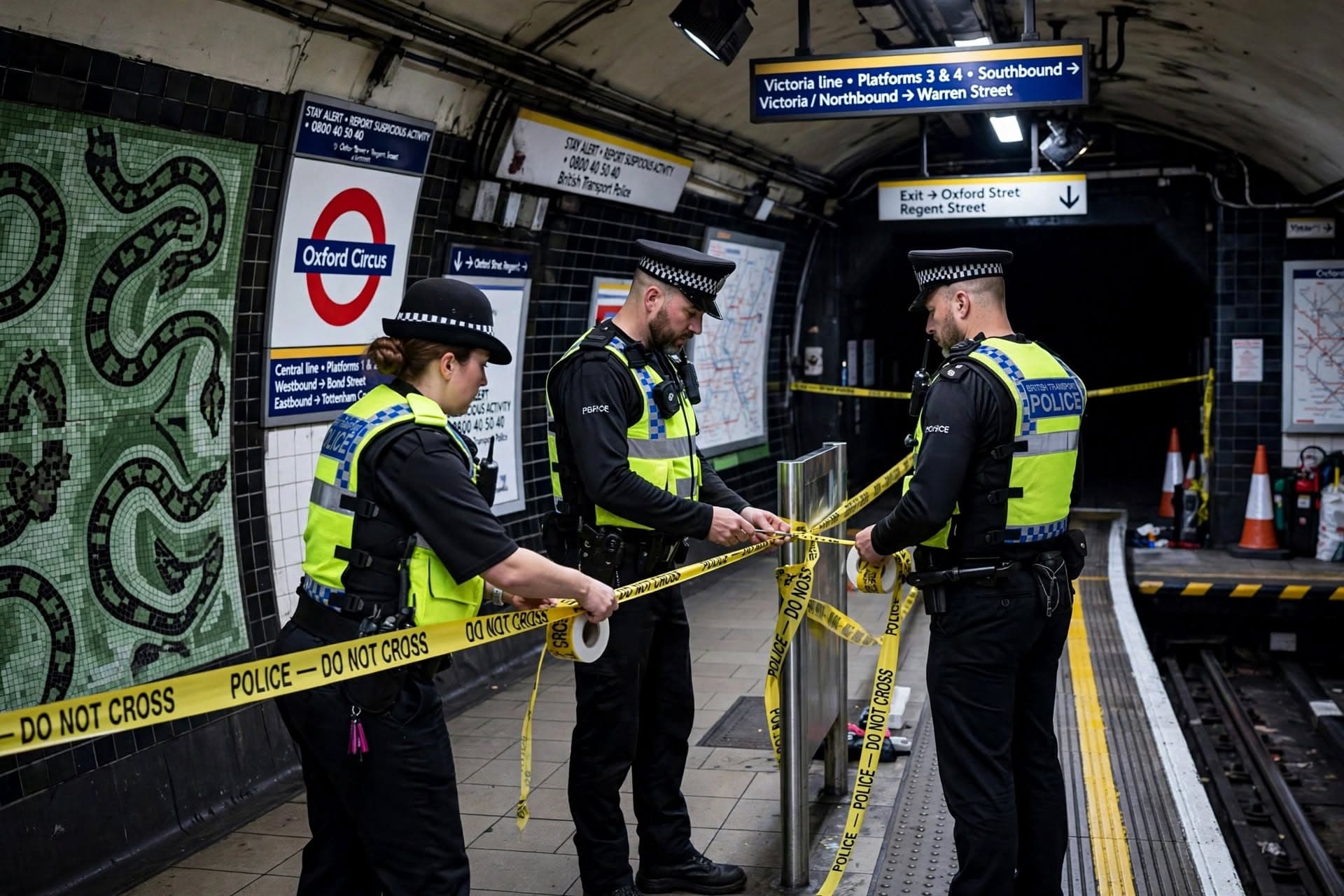 Subway Platform Stabbing At Oxford Circus, One Passenger Critical After Rush Hour Attack