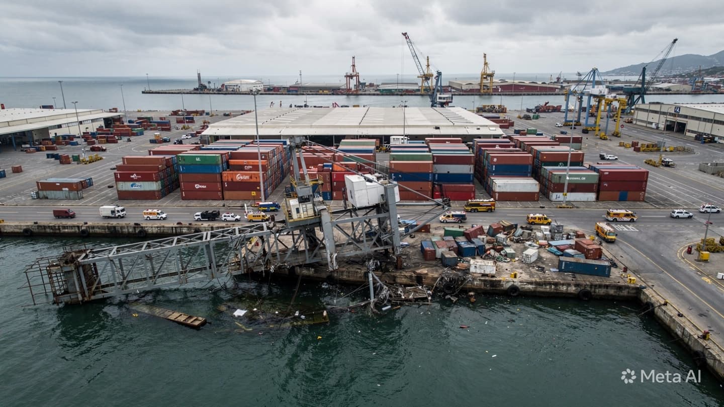 Port of Santos Tragedy: One Construction Worker Killed Following Sudden Collapse of Heavy Crane