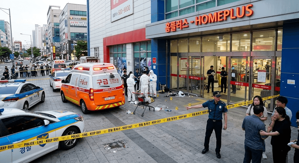 South Korea Supermarket Attack: Multiple People Stabbed in Shocking Public Assault