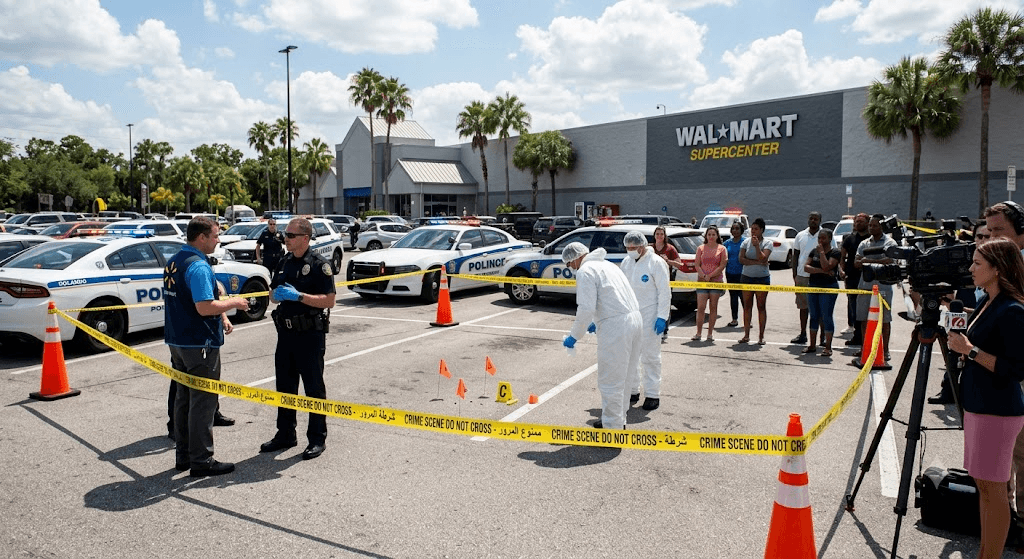 Tragedy at Walmart: Man Shot and Killed in Florida Parking Lot After Dispute Over Space