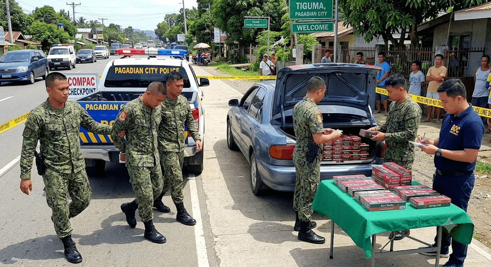 Law Enforcer Arrested: Cop Caught with Smuggled Cigarettes at Pagadian City Checkpoint