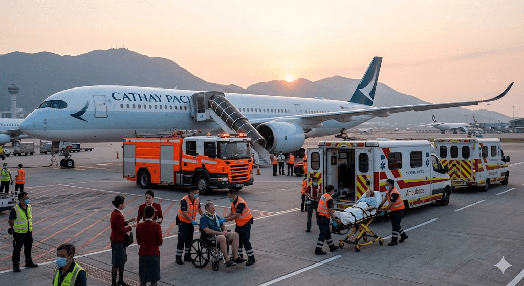 Mid-Air Terror: 10 Injured as Severe Turbulence Rocks Cathay Flight