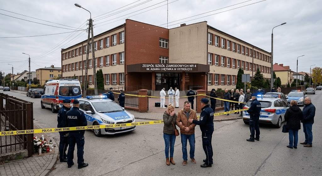 Horror at Polish School: 5 Children Among 8 Injured in Violent Knife Attack