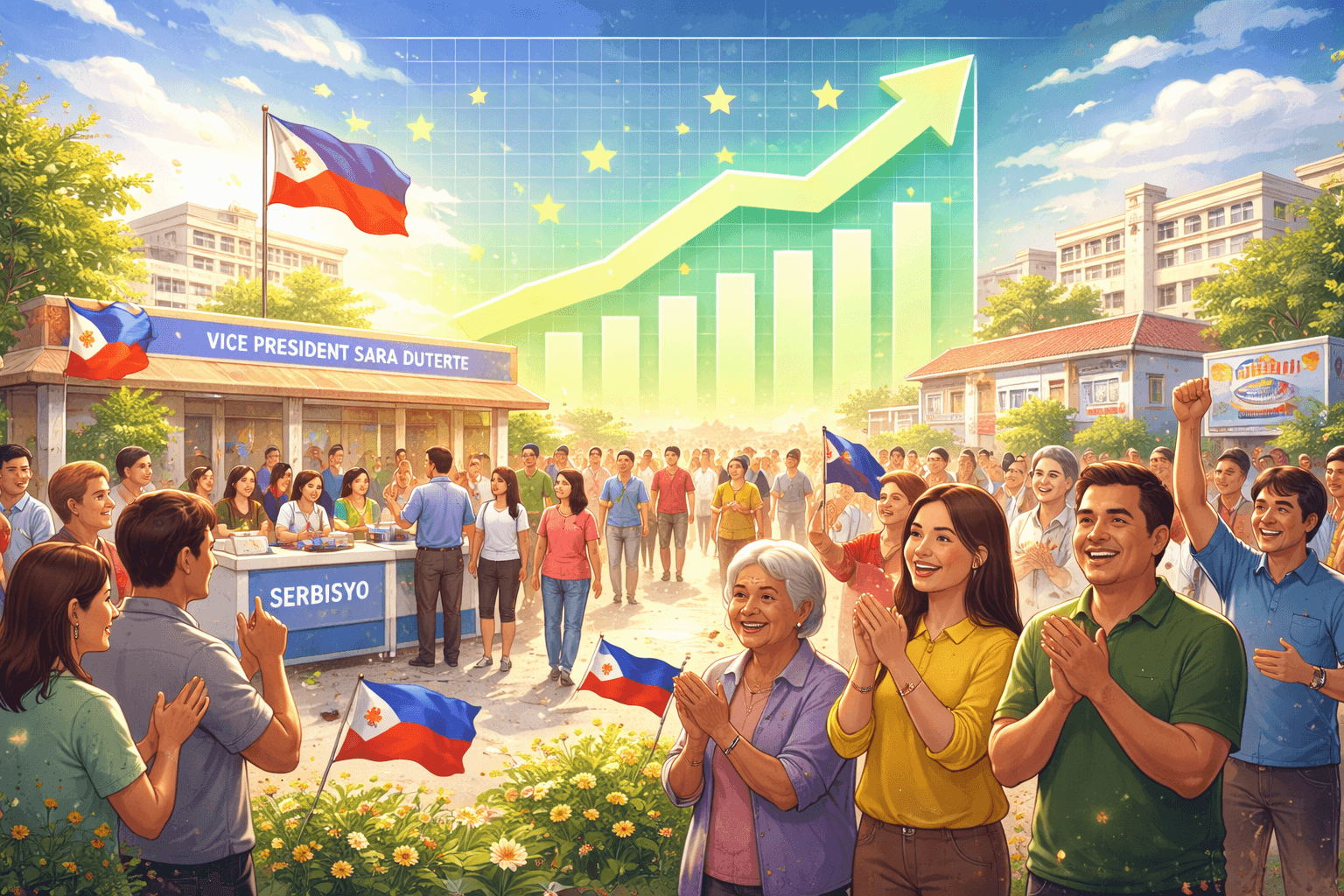 PH Vice President Sara Duterte Tops Net Satisfaction Ratings, Achieves Highest Public Approval
