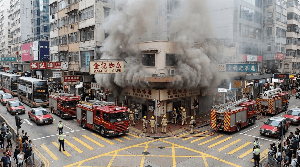 Fiery Jordan Restaurant Emergency: Blaze Sparks Near Busy Nathan-Austin Junction