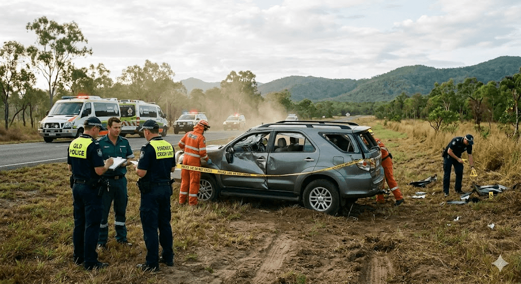 Tragedy in North Queensland: 12-Year-Old Boy Killed, 3 Adults Critically Injured in Rollover Crash