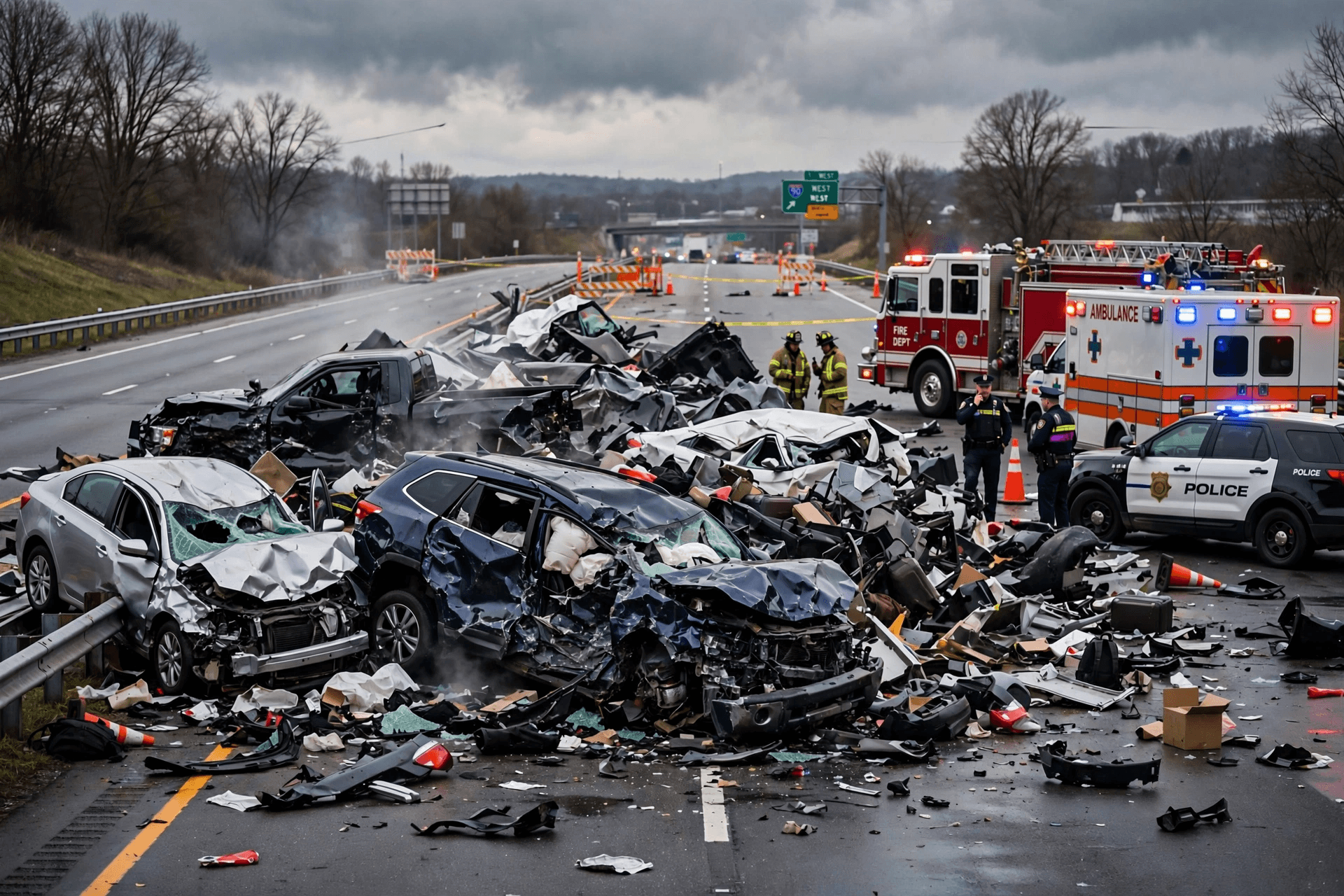 Tragedy on Pan-American Highway: Four Killed in Massive Multi-Vehicle Collision Near Guatemala City Today