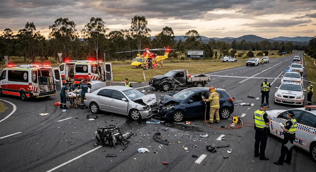 Major Southeast Highway Crash Leaves Three Fighting for Survival in Gleneagle
