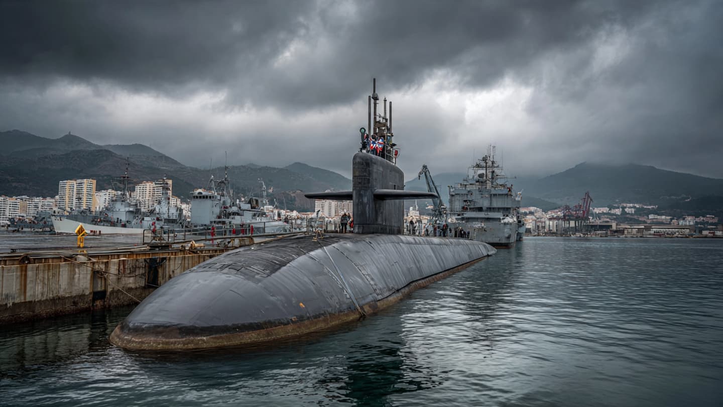 A Silent Submarine Sent a Loud Message Across the Mediterranean