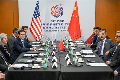 Rubio Says China’s Actions in the South China Sea Are “Disturbing”