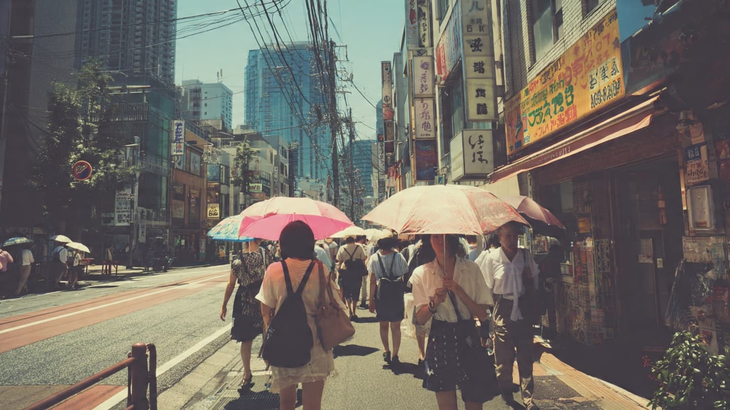Between Heat and Habit, Japan’s Cities Search for New Ways to Keep Everyday Life Moving Through Extreme Summers