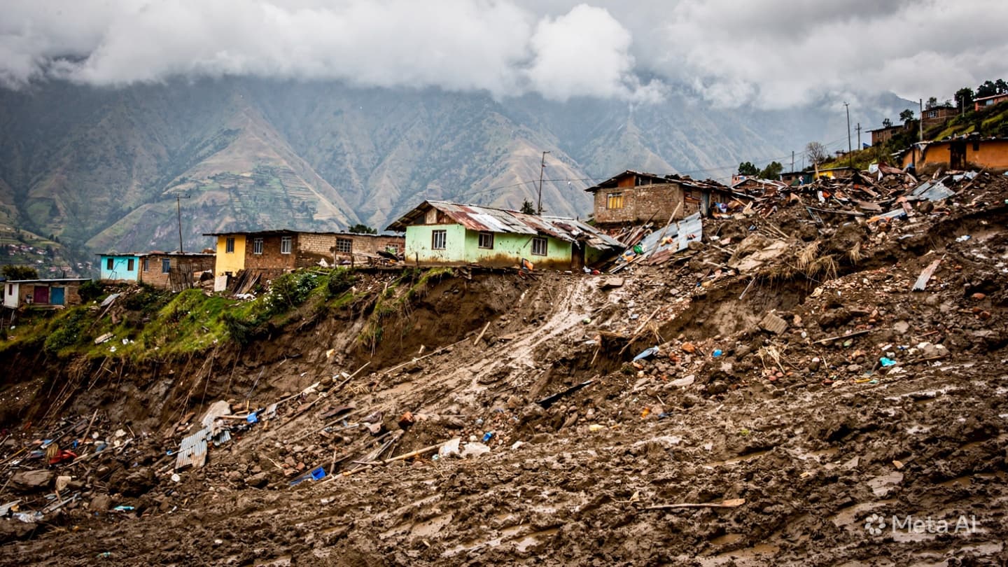 Fatal Mudslide Strikes Arequipa: One Dead After Heavy Rains Trigger Massive Hillside Collapse Today