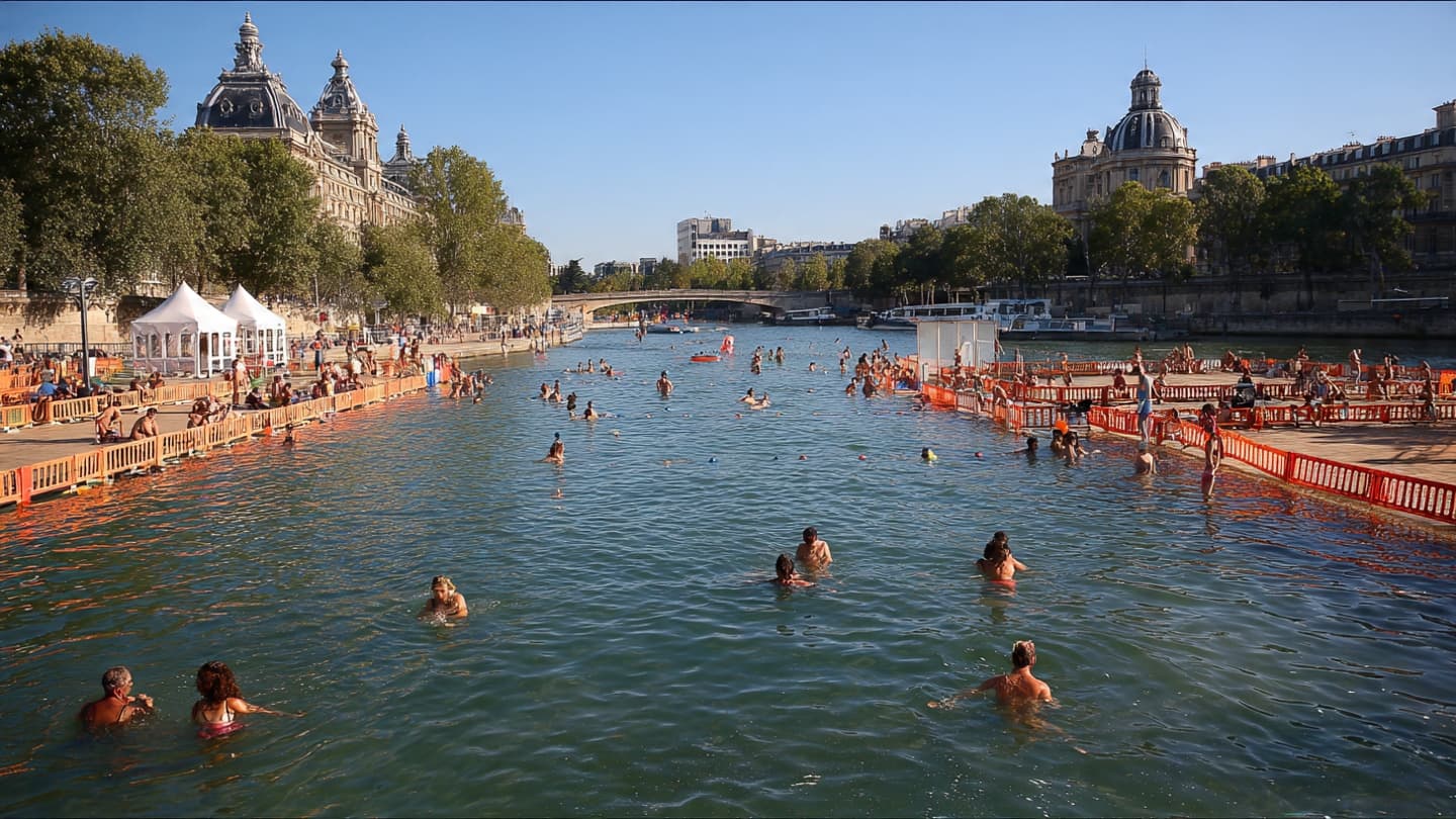 France Opens More Urban Swimming Areas to Help Residents Cope With Extreme Heat