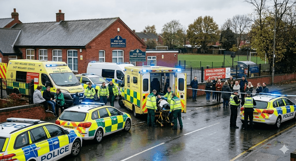 Nottinghamshire School Emergency: 9 Rushed to Hospital After Sudden Medical Incident