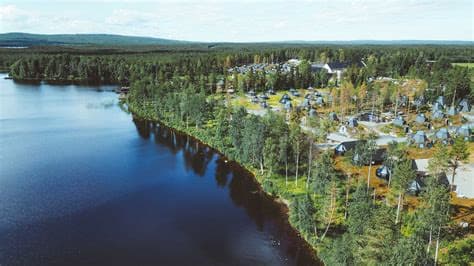 Video: Summer in Kemijärvi, Lapland, Finland (by air)