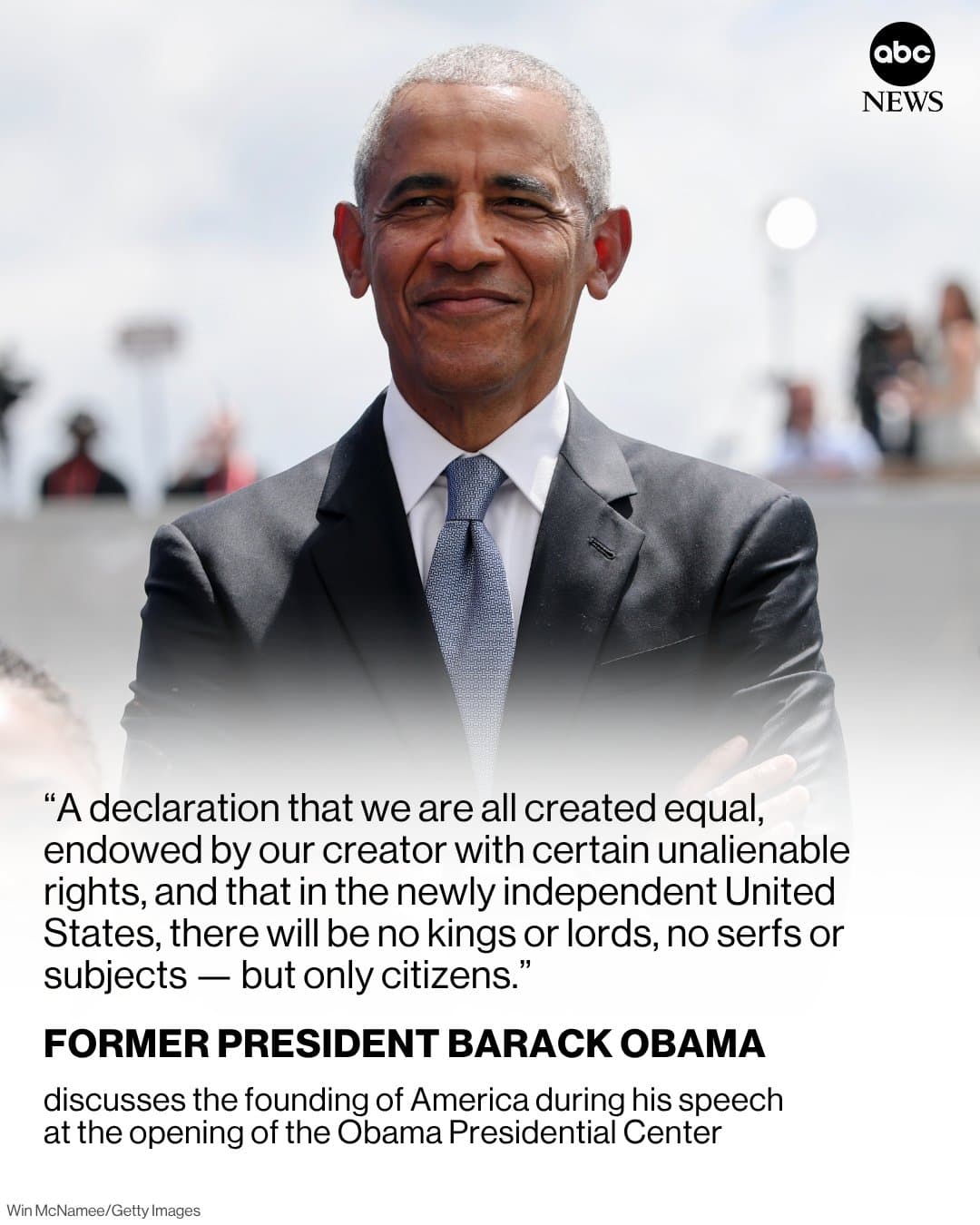 Obama Highlights Democratic Ideals at Presidential Center Dedication