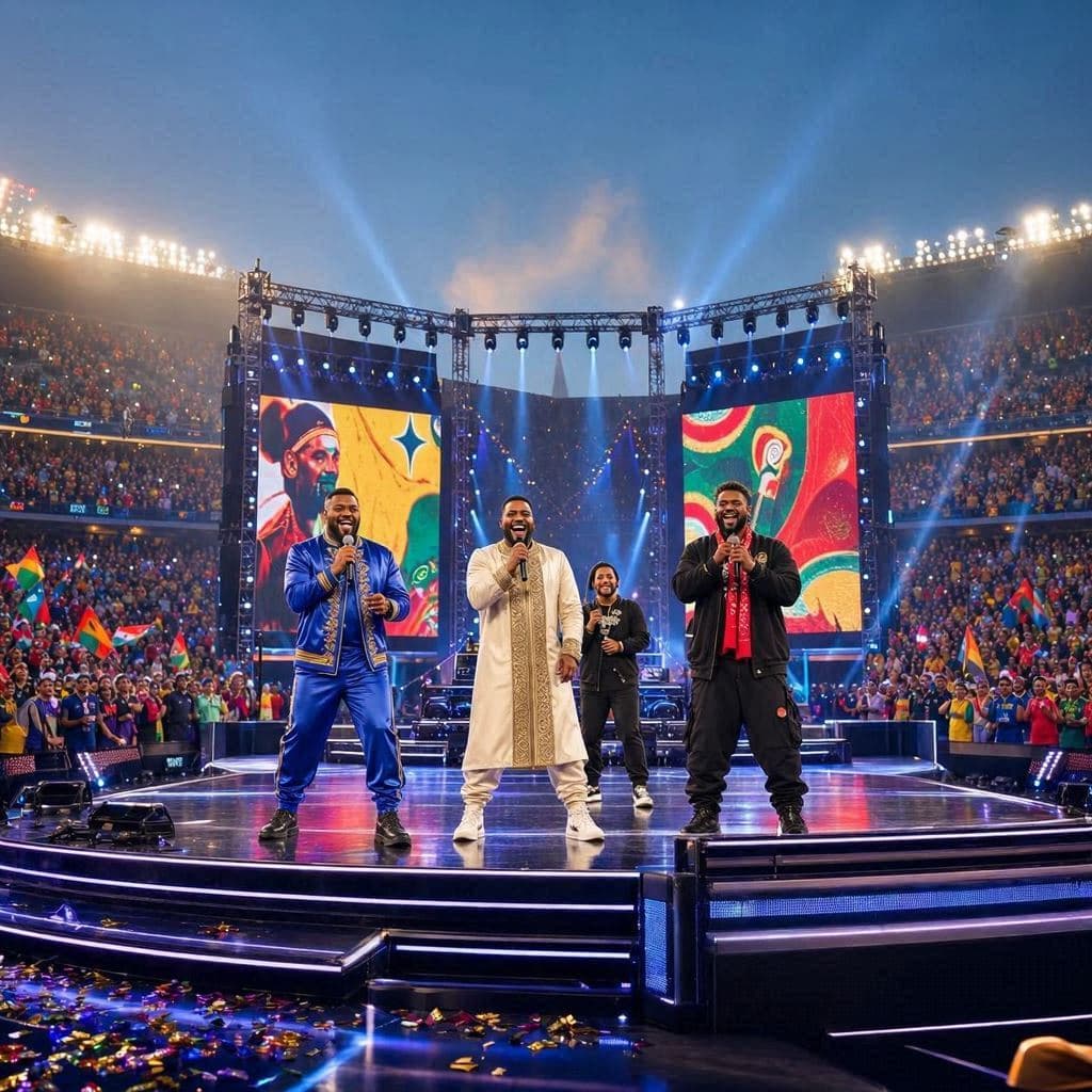 When Football And Music Shared The World's Biggest Stage