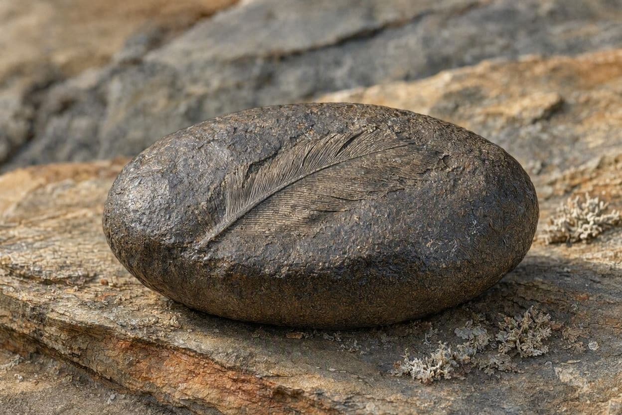 A feather in dinosaur dung reveals secrets of survival