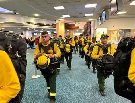 Mexican Reinforcements Arriving to Help Fight Wildfire in Summerland, B.C.