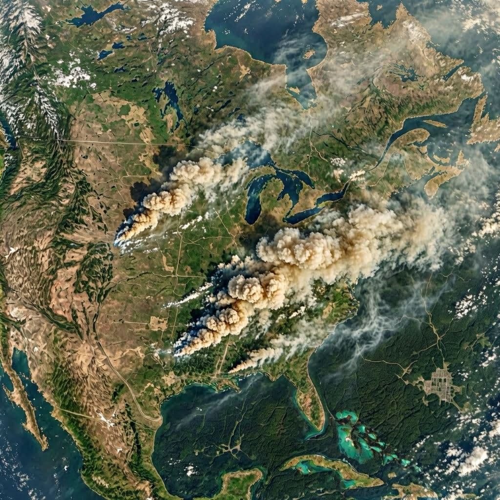 When Forests Burn, Satellites Become Silent Guardians Above Earth