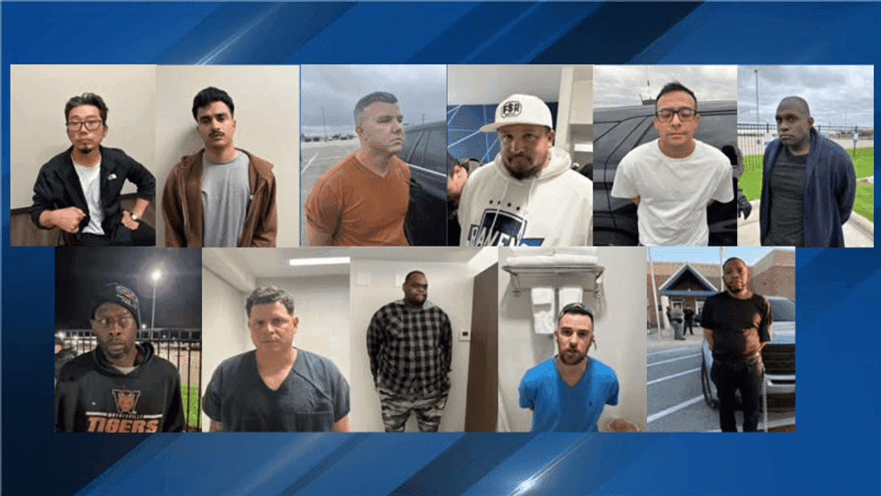Eleven Arrested in Bell County Operation Targeting Online Solicitation of Minors