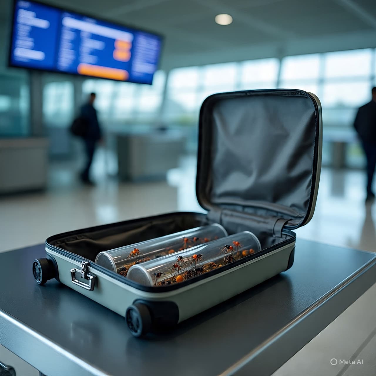 A Suitcase Full of Secrets: Airport Officers Discover Thousands of Live Ants