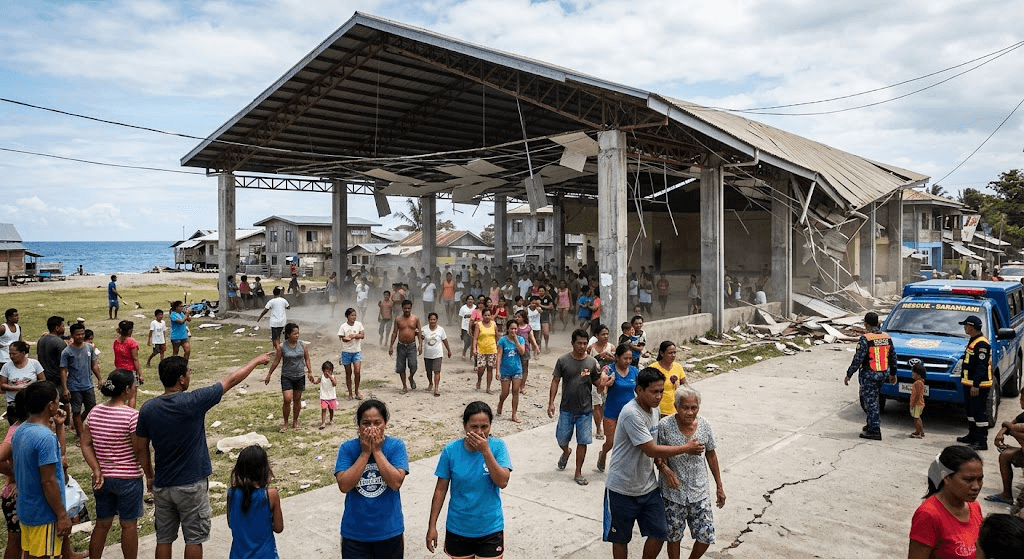 Powerful 6.3 Magnitude Earthquake Strikes Off Southern Coast of Philippines