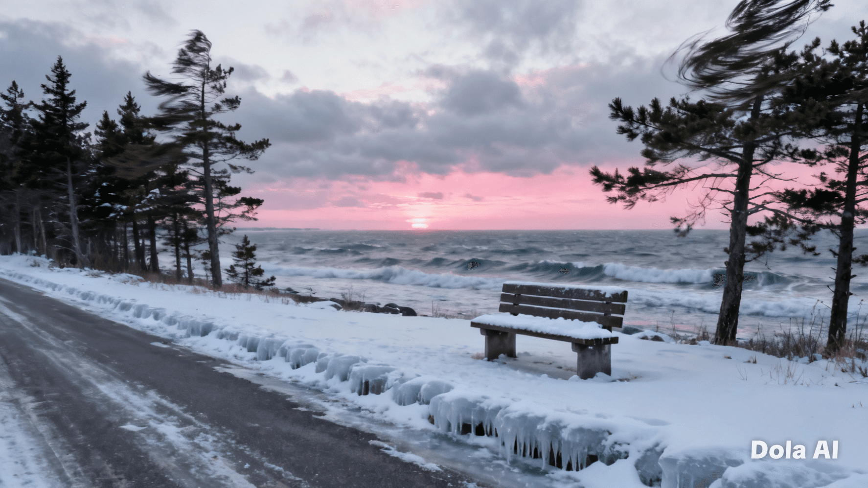 “Blankets of White and Quiet Anticipation: A Storm Draws Near the East Coast”
