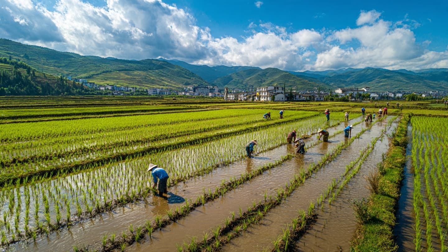 Between Rice Fields and Rising Temperatures, China Searches for New Ways to Protect Food Beneath a Changing Climate