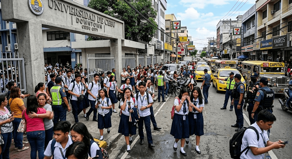 Panic in Cebu: Private School Evacuated After Chilling Online Shooting Threat